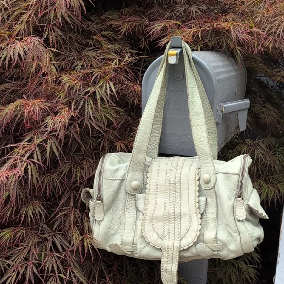 Lucky Penny Anthropologie Leather Handbag - Picture 1 of 8